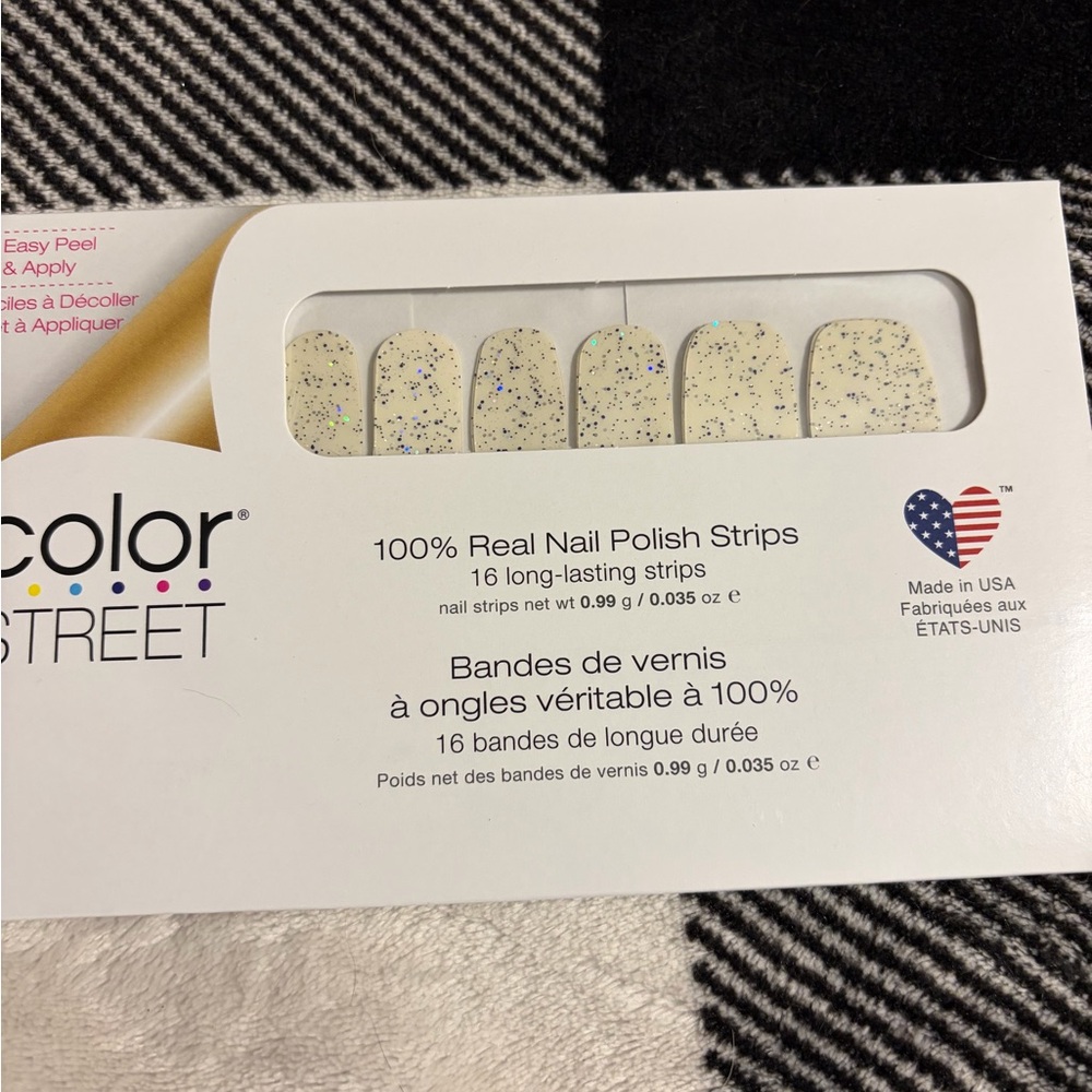 Color Street Glitter Nail Strips in Gold and Silver HAVE A BALL